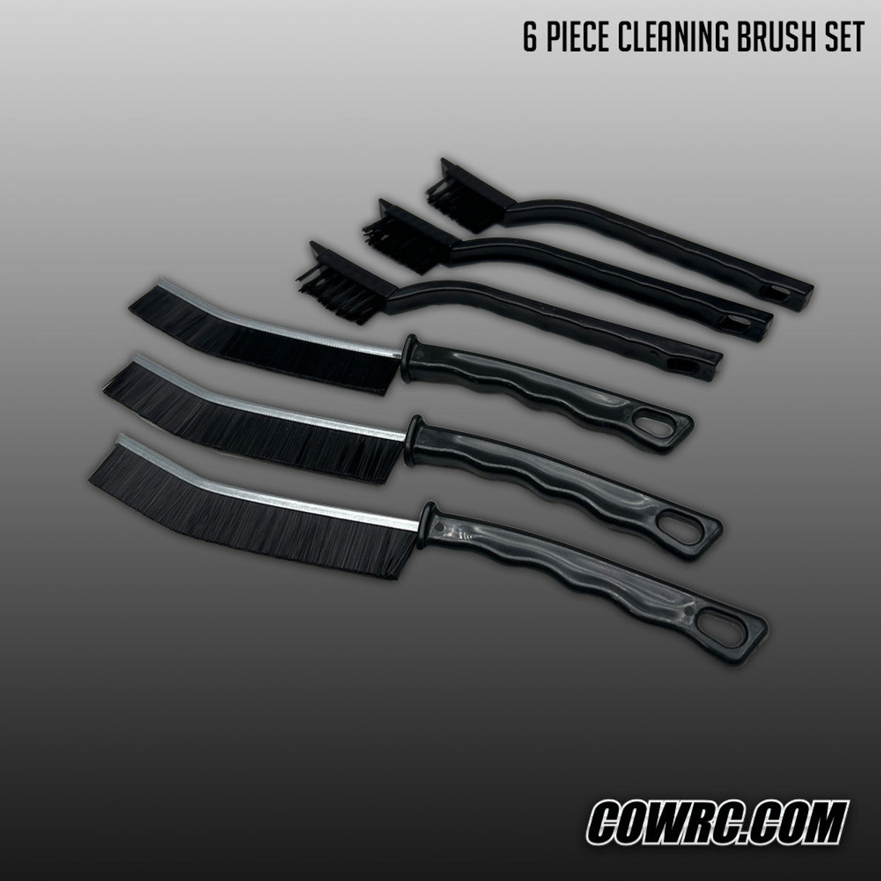 CowRC 6pc Cleaning Brush Set