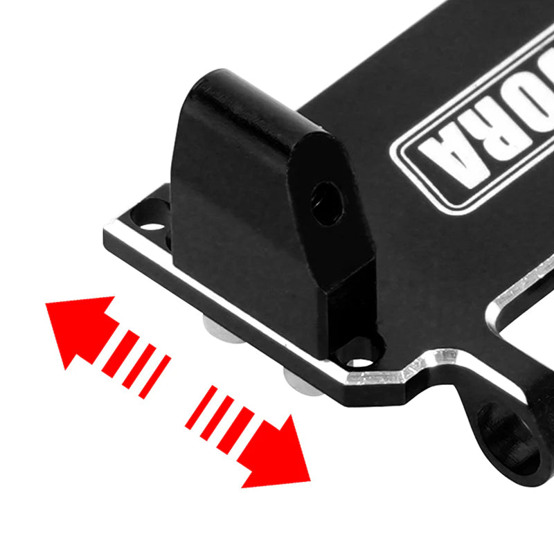 INJORA CNC Aluminum Adjustable Servo Mount For 1/24 Axial SCX24