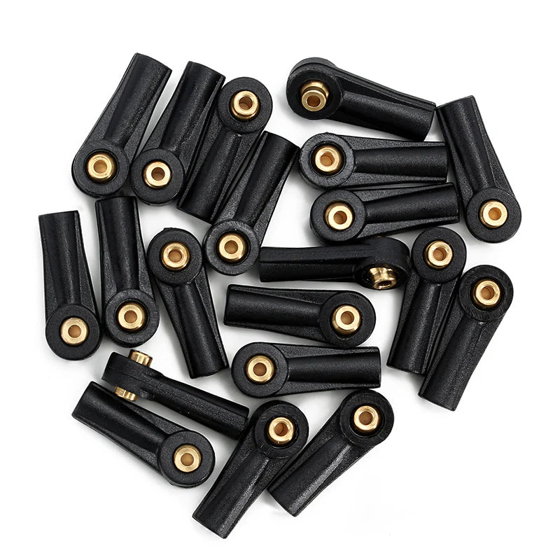 INJORA 20PCS M2 Plastic Rod Ends with Link Pivot Balls for INJORA Steel SCX24 Links