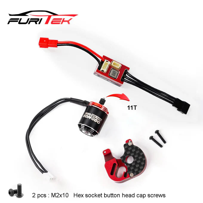 Furitek MicroModo 2025 Brushless Power System With MicroPython And MicroKomodo For Axial SCX24