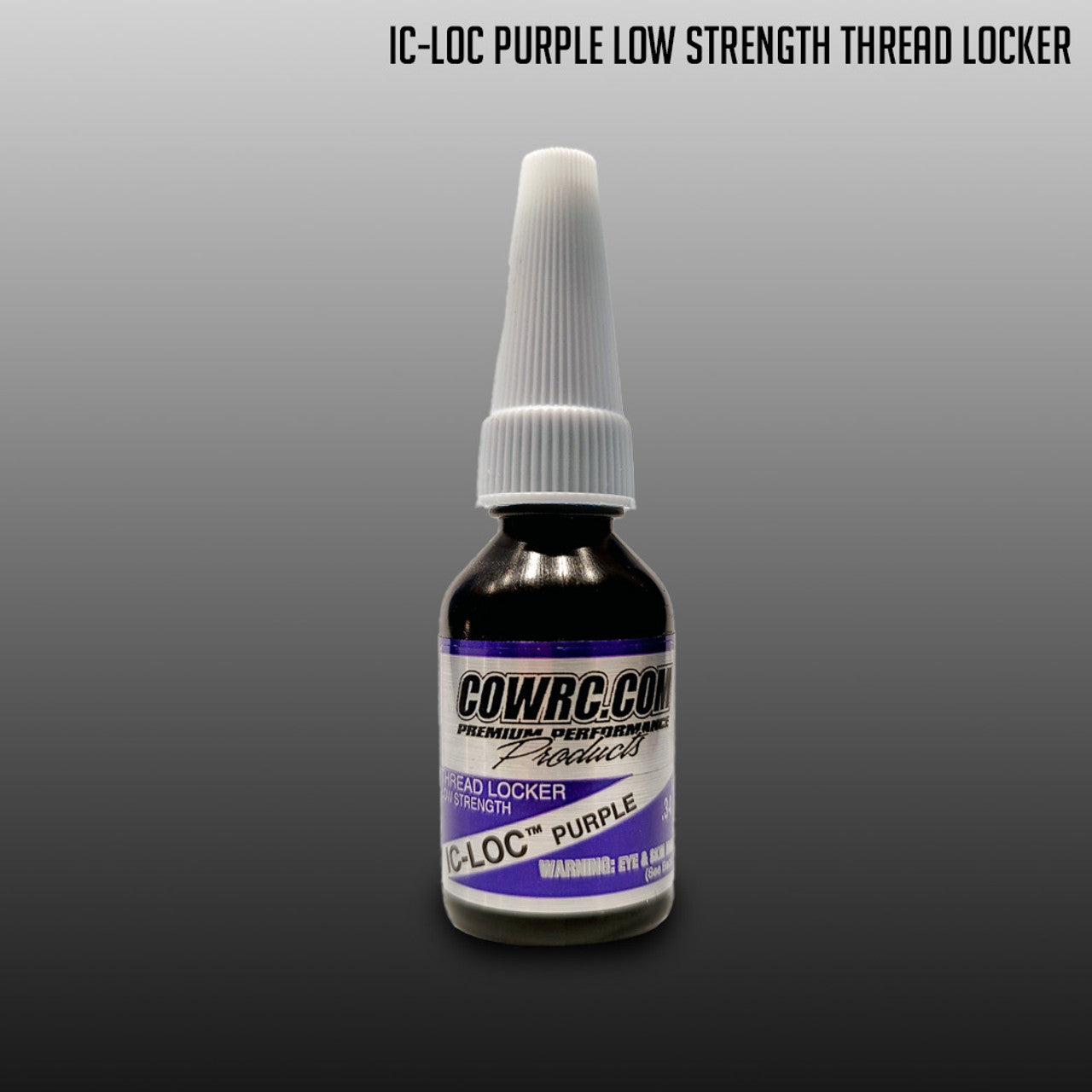 CowRC IC LOCK Purple Low Thread Locker .33oz
