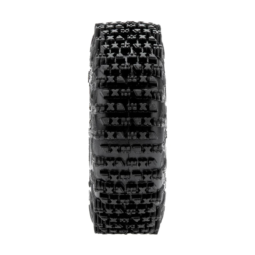 MEUS Racing 1.0-Inch RC Rubber Tire Set MS6 RC Tire For 1/18 TRX4M 1/24 SCX24 FCX24 AX24 - Mpro Pin M1002