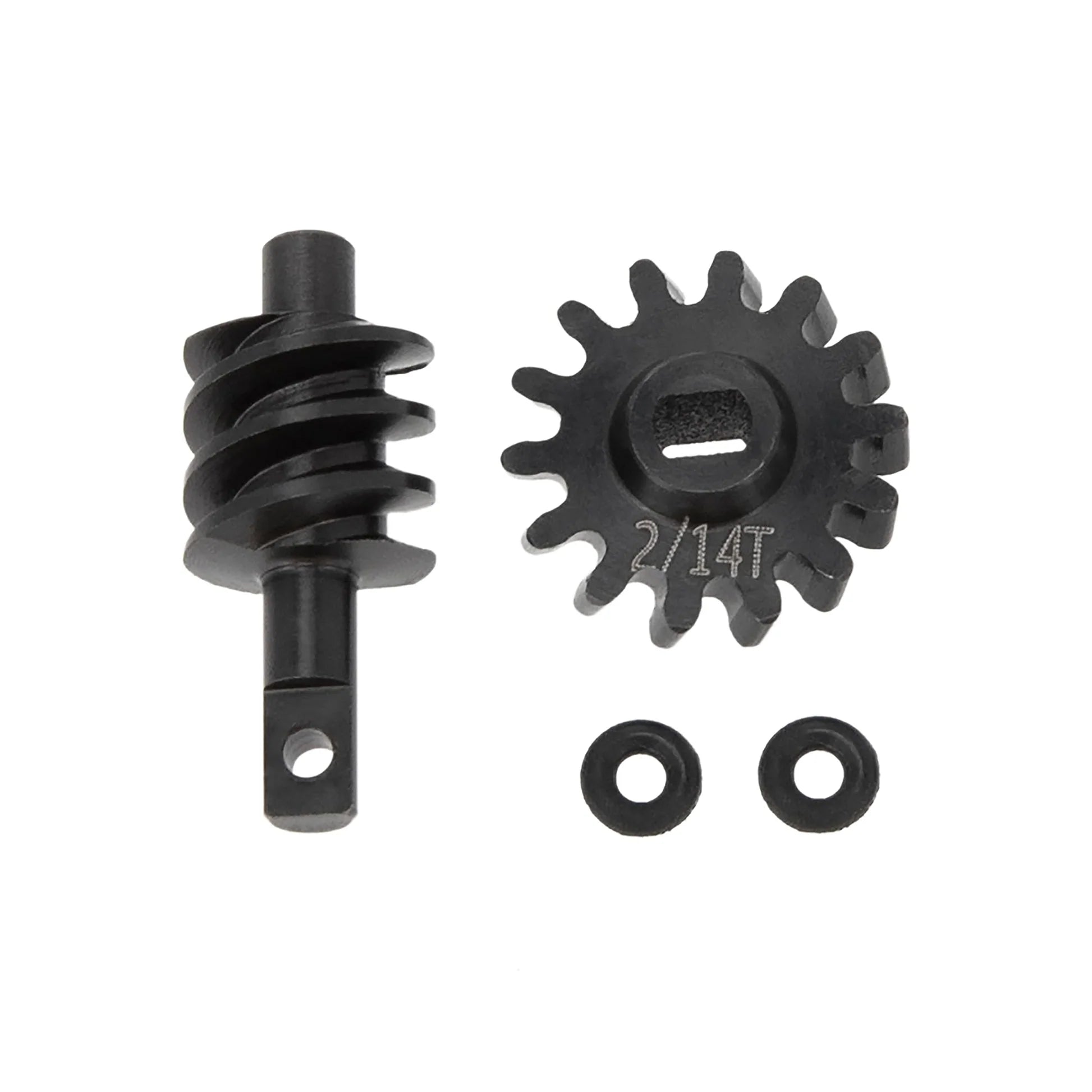 Meus Racing Overdrive Axle Gear Worm Differential Steel Gear for Axial SCX24 Deadbolt C10 Bronco