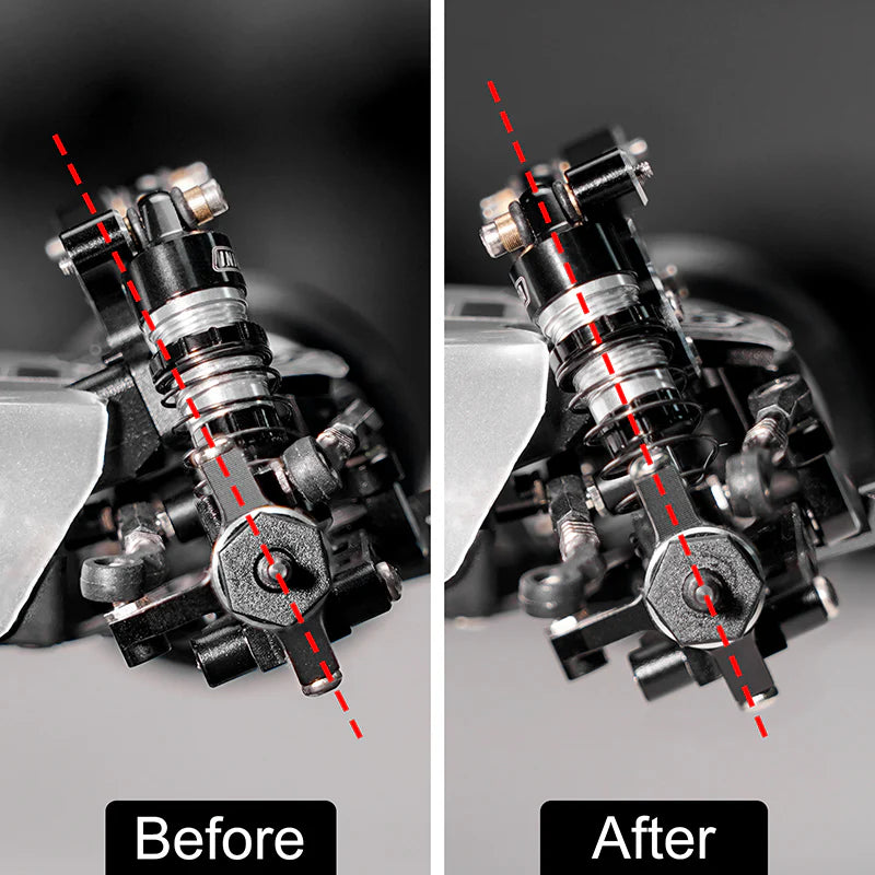 INJORA Aluminum Spacers For Losi Micro-B Micro-T Front Shocks