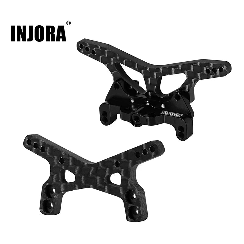 INJORA Carbon Fiber Shock Towers for Losi Micro-B Micro-T