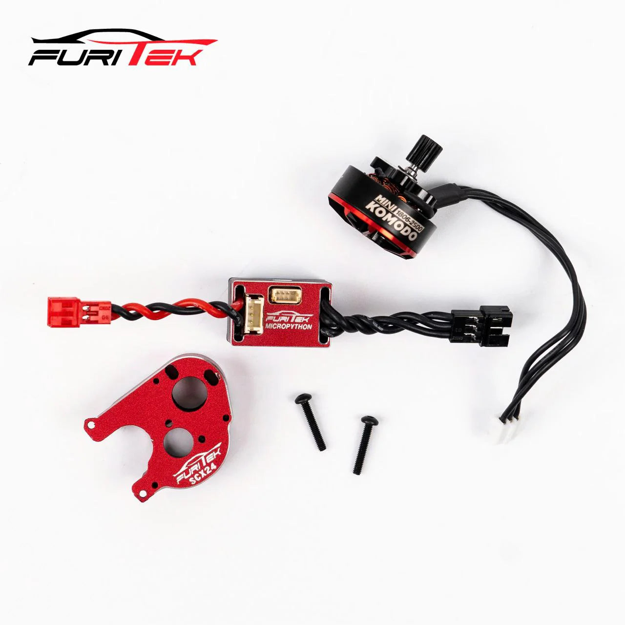 Furitek MicroSilk 2025 Brushless Power System With MicroPython And MiniKomodo For Axial SCX24