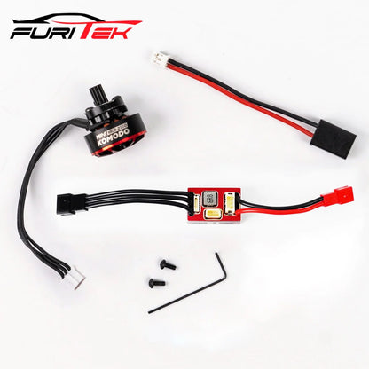 Furitek MicroSilk 2025 Brushless Power System with MicroPython and MiniKomodo For TRX-4M