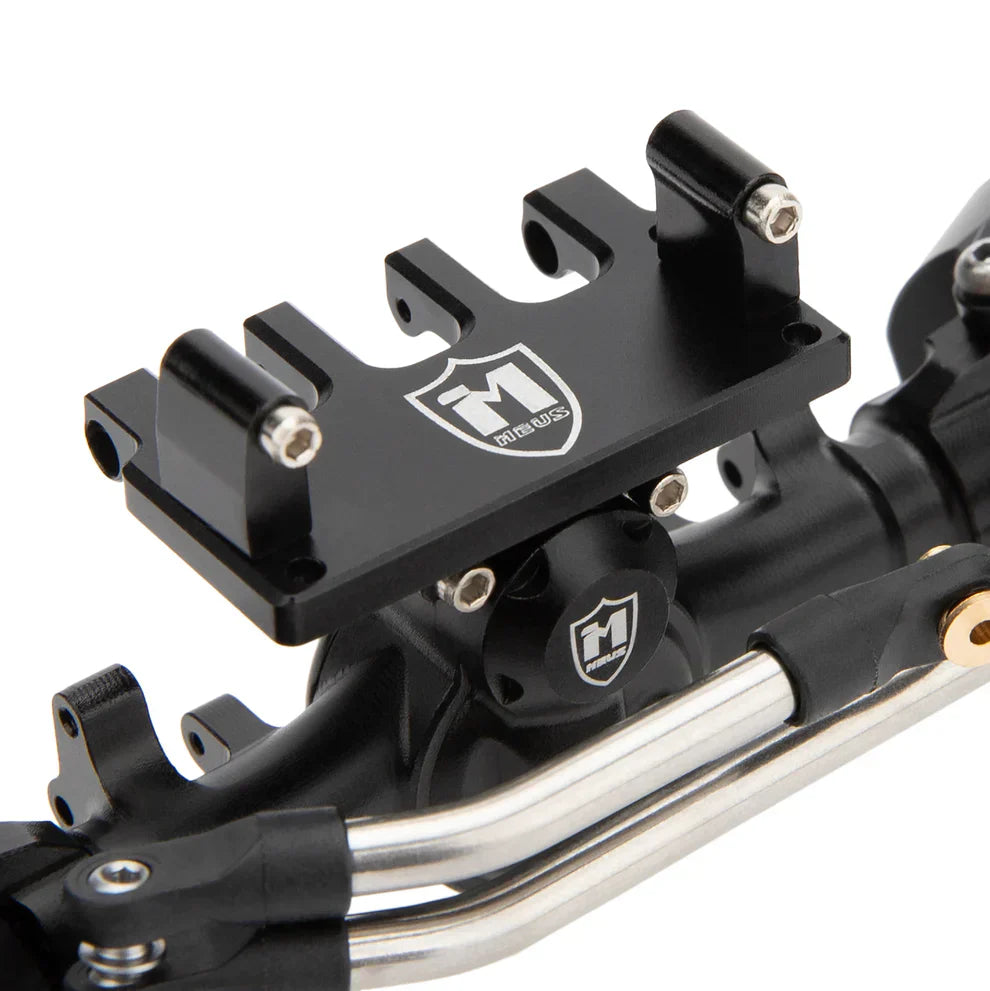 MEUS Racing SCX24 Metal V2 Isokinetic Front Rear Axles +5MM Isokinetic 3-Section CVD With 52° Steering Angle For 1/24 SCX24
