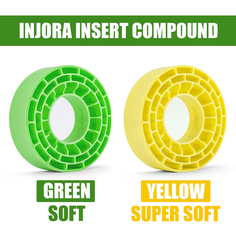 INJORA 4pcs Silicone Rubber Inserts For 56-58mm 1.0" Tires