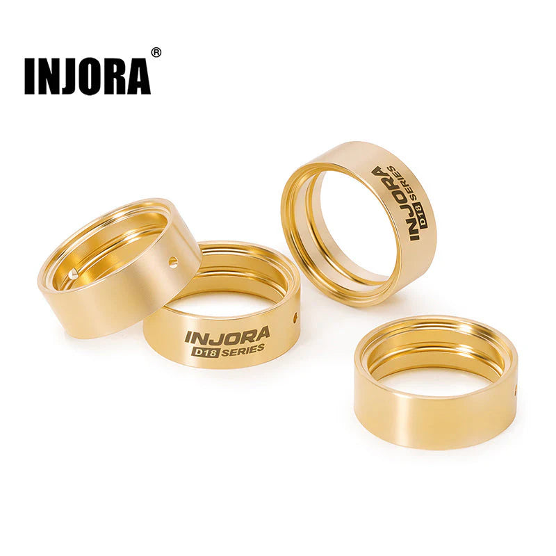 INJORA Brass Inner Clamp Rings For INJORA 0.7" D18 Wheels