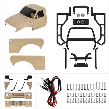 INJORA IR60-24 Pickup Hard Body For 1/24 SCX24 C10 JLU Bronco Base Camp