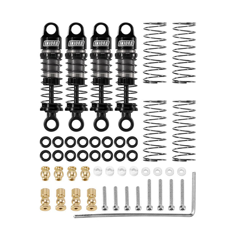 INJORA 36mm Big Bore Oil Shocks For 1/24 SCX24 FCX24M