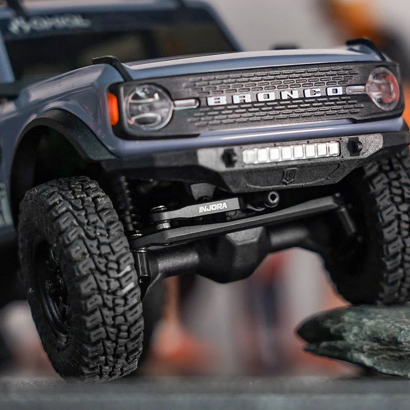 INJORA Black Brass Steering Links For 1/30 Axial