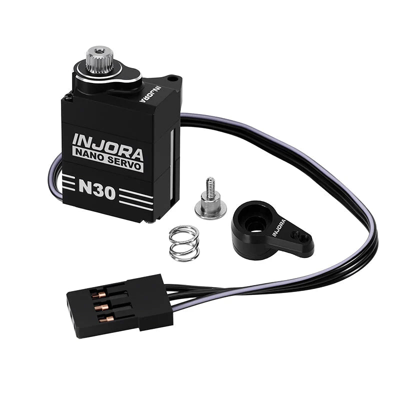 INJORA Aluminum N30 NANO Servo With Servo Saver For 1/30 SCX30