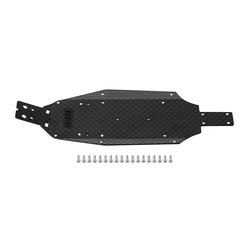 INJORA Carbon Fiber Chassis for 1/24 Buggy Losi Micro-B (8g)