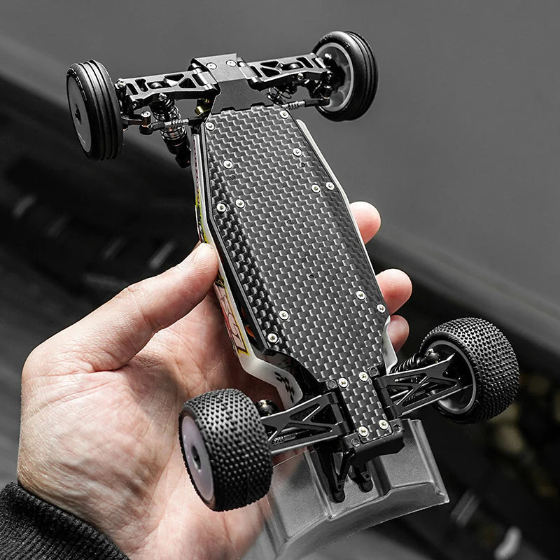 INJORA Carbon Fiber Chassis for 1/24 Buggy Losi Micro-B (8g)