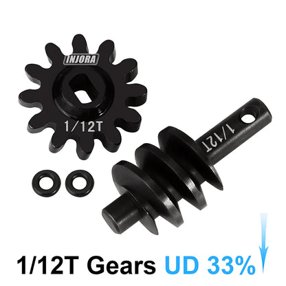 INJORA Overdrive Underdrive Gears For SCX24 AX24