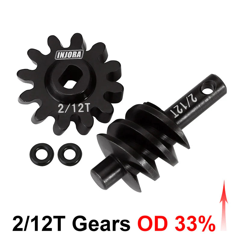 INJORA Overdrive Underdrive Gears For SCX24 AX24