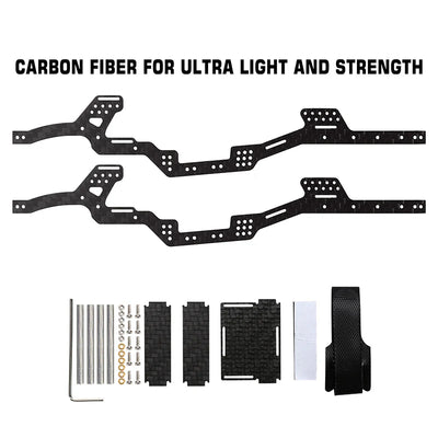 INJORA LCG Carbon Fiber Chassis Kit for 1/24 SCX24