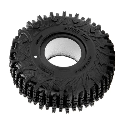 MEUS Racing 1.0-Inch RC Rubber Tire Set MS6 RC Tire For 1/18 TRX4M 1/24 SCX24 FCX24 AX24 - Mpro Pin M1002