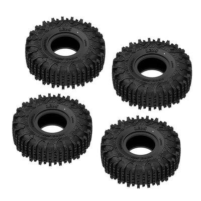 MEUS Racing 1.0-Inch RC Rubber Tire Set MS6 RC Tire For 1/18 TRX4M 1/24 SCX24 FCX24 AX24 - Mpro Pin M1002