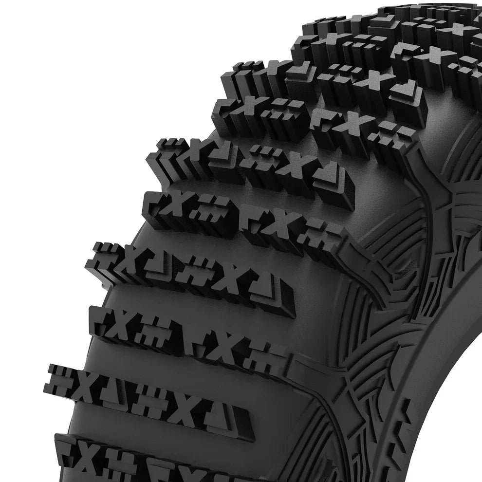 MEUS Racing 1.0-Inch RC Rubber Tire Set MS6 RC Tire For 1/18 TRX4M 1/24 SCX24 FCX24 AX24 - Mpro Pin M1002