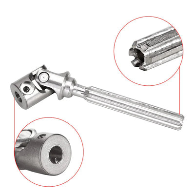 INJORA Steel Front Rear Center Drive Shafts For SCX24 C10 JLU Bronco Base Camp 4Runner