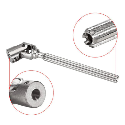INJORA Steel Front Rear Center Drive Shafts For Axial SCX24 Gladiator Power Wagon